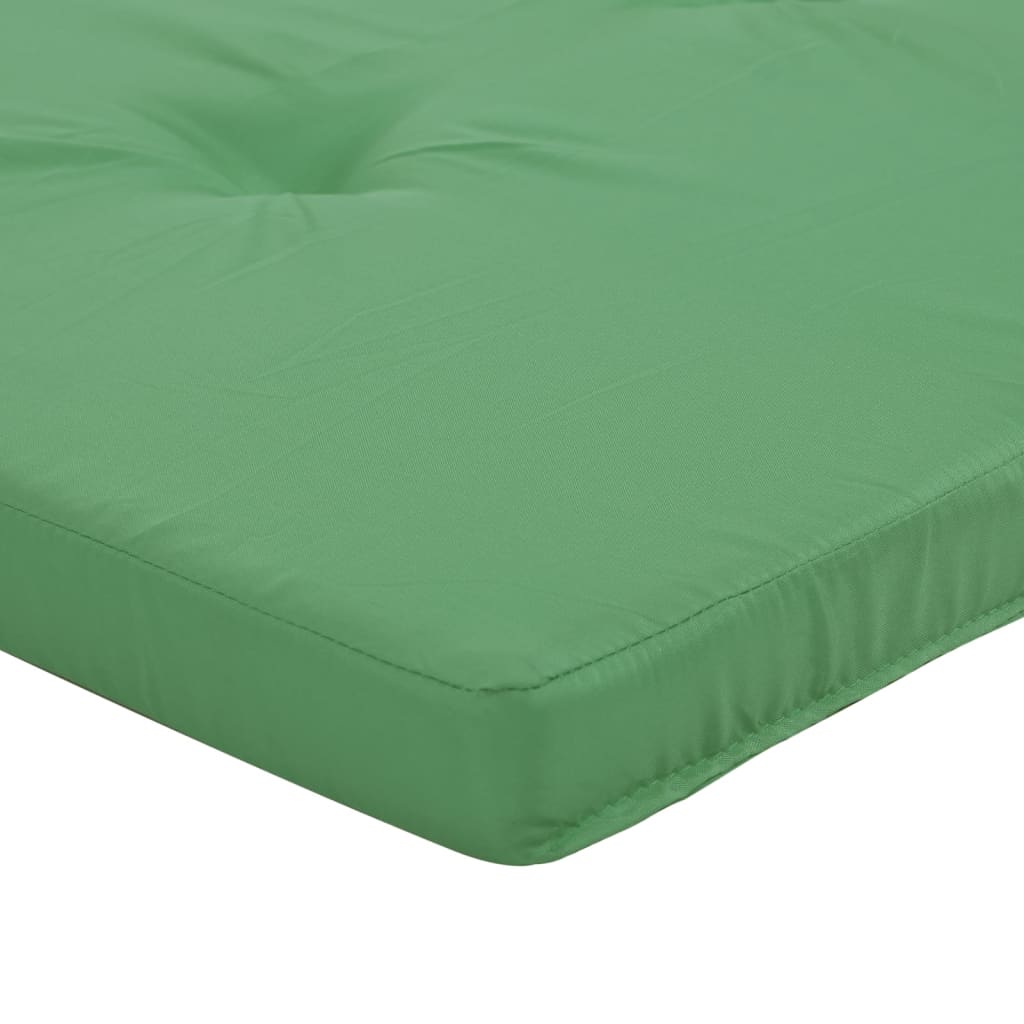 vidaXL Coussins de chaise longue lot de 2 vert tissu oxford