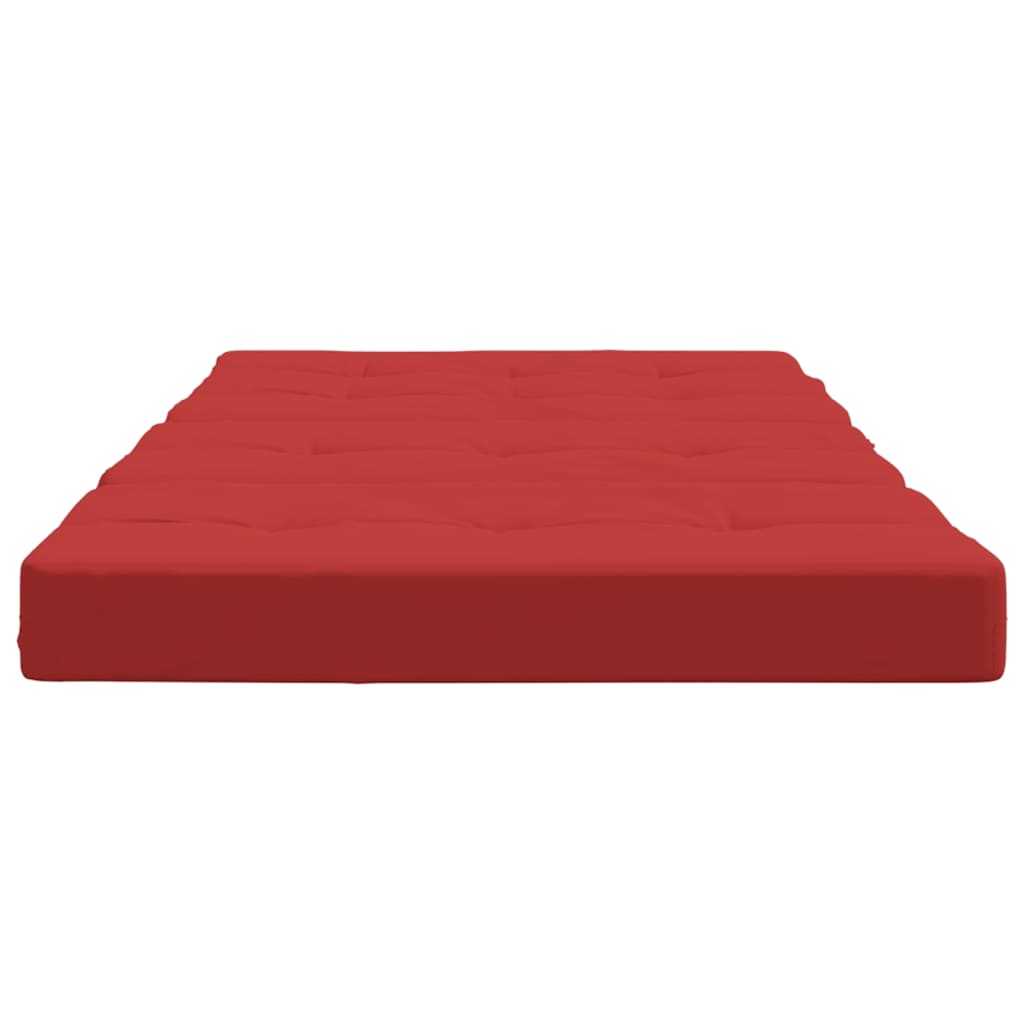 vidaXL Coussins de chaise longue lot de 2 rouge tissu oxford