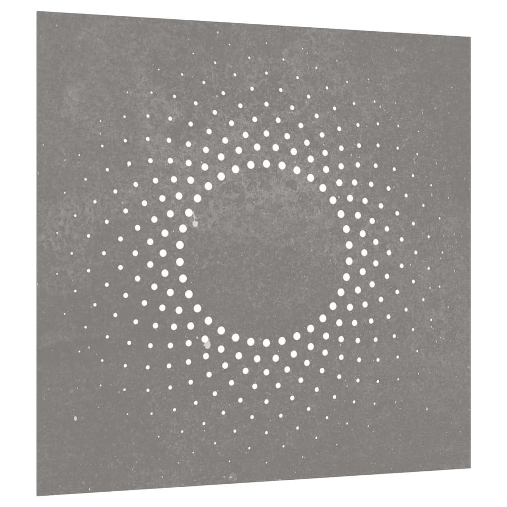 vidaXL Décoration murale jardin 55x55 cm acier corten design du soleil