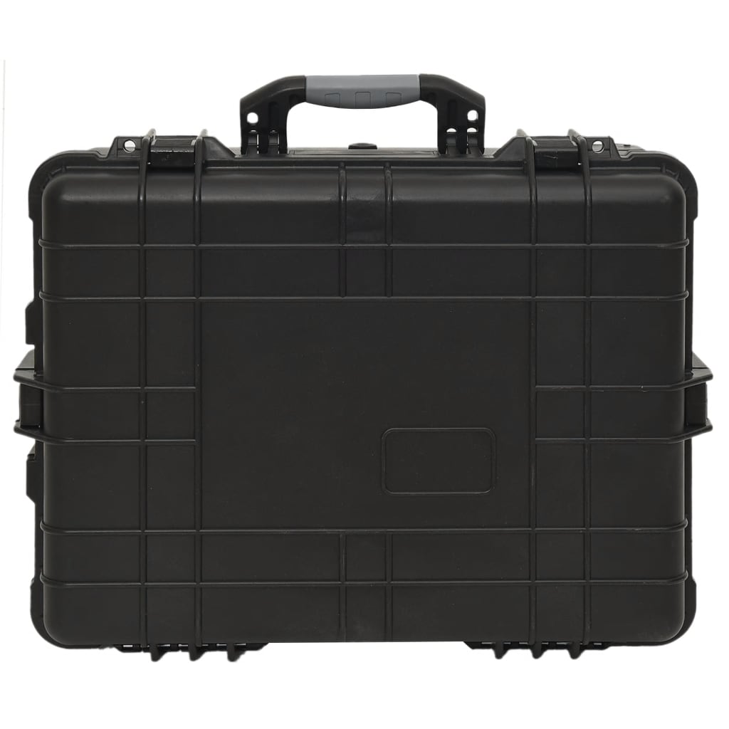 vidaXL Valise de vol à roulettes Noir 58x45x27 cm PP