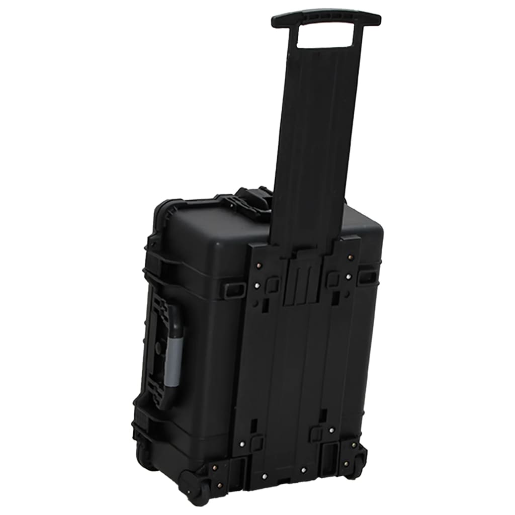 vidaXL Valise de vol à roulettes Noir 58x45x27 cm PP