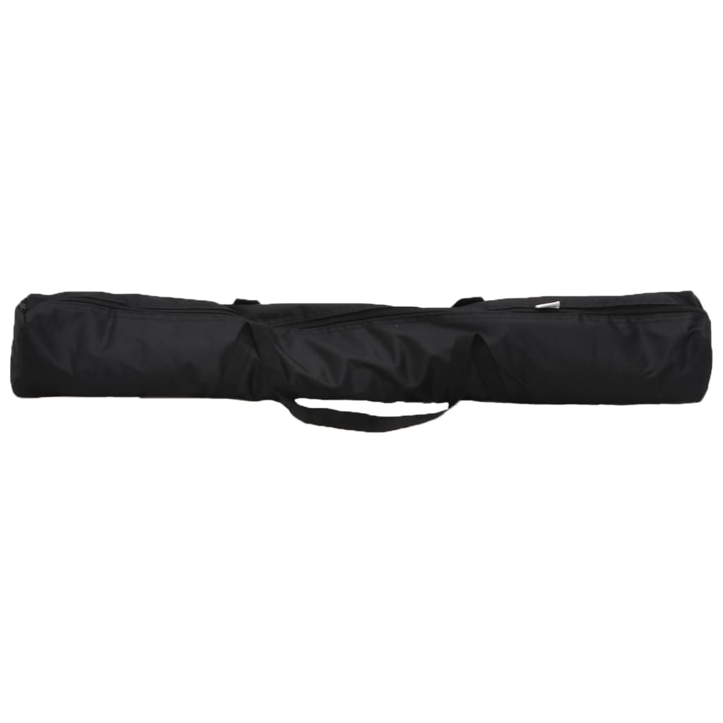 vidaXL Supports de toile de fond 2 pcs noir 254x243 cm acier