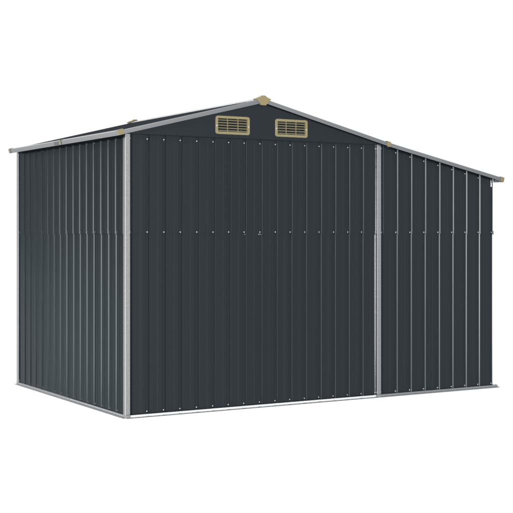 vidaXL Abri de jardin anthracite 277x192,5x179 cm acier galvanisé