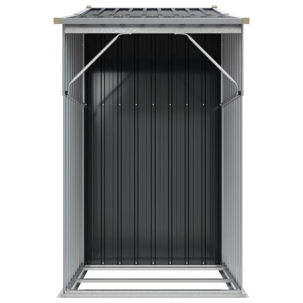vidaXL Abri de jardin anthracite 277x93x179 cm acier galvanisé