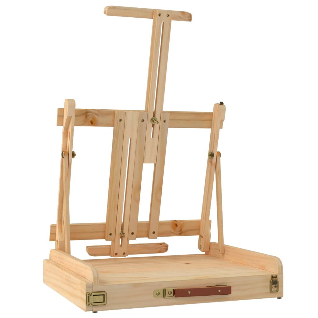 vidaXL Chevalet de table avec tiroir 41,5x37x12 cm bois massif de pin