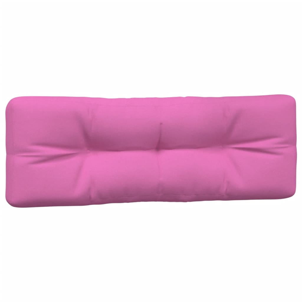 vidaXL Coussins de palette 7 pcs rose tissu