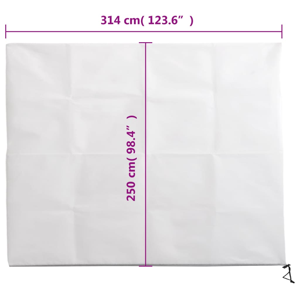 vidaXL Housses de protection pour plantes avec fermeture éclair 2 pcs