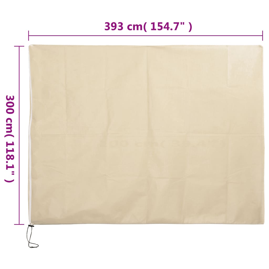 vidaXL Housses de protection pour plantes avec fermeture éclair 2 pcs