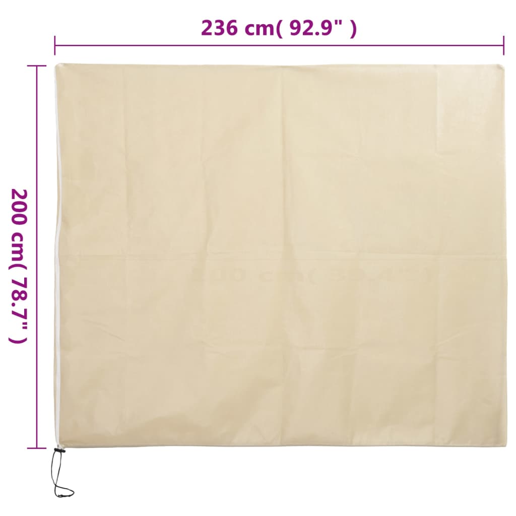 vidaXL Housses de protection pour plantes avec fermeture éclair 10 pcs