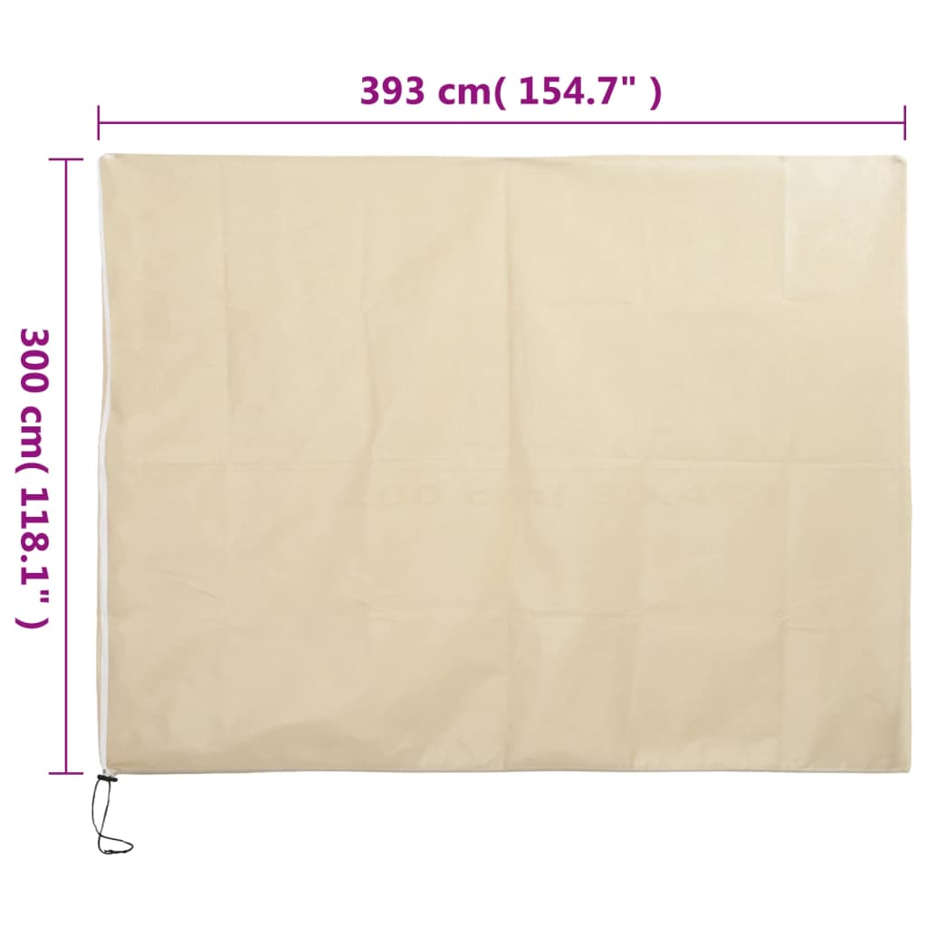 vidaXL Housses de protection pour plantes avec fermeture éclair 10 pcs