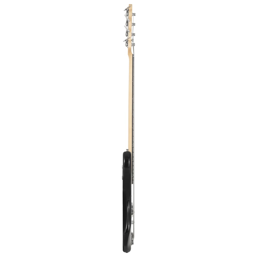 vidaXL Guitare basse électrique de débutants sac brun et blanc 4/4 46"