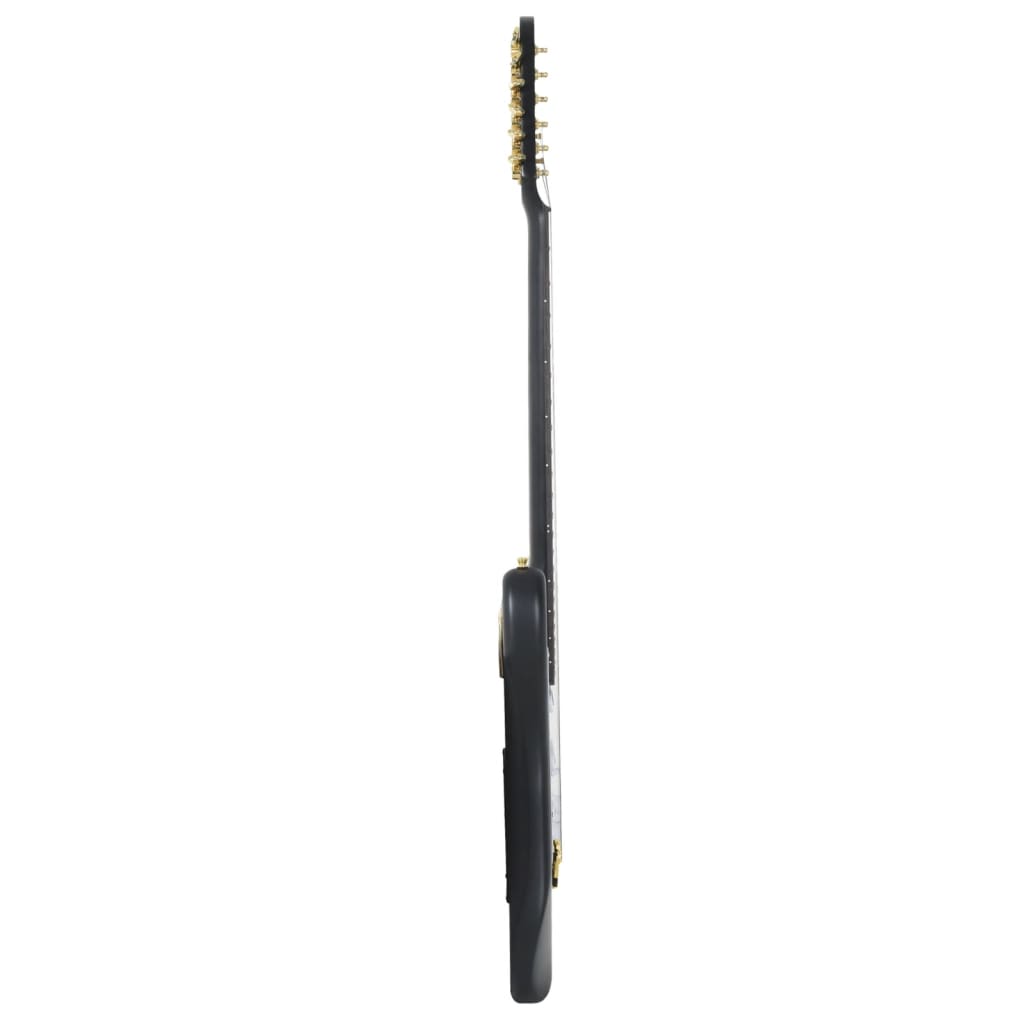 vidaXL Guitare électrique pour débutants et sac noir et doré 4/4 39"