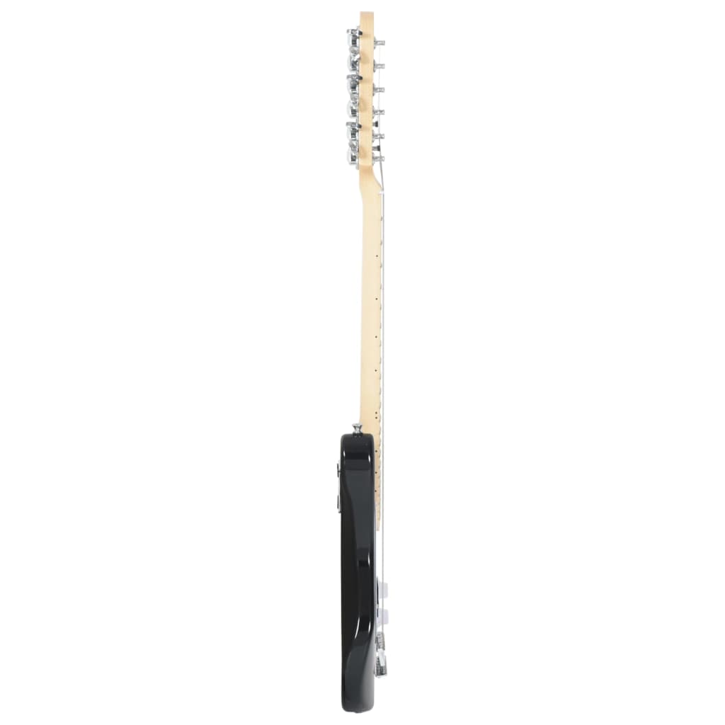 vidaXL Guitare électrique pour enfants et sac marron et blanc 3/4 30"
