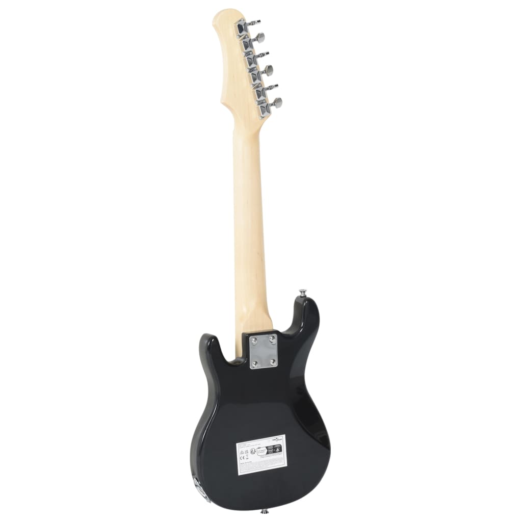 vidaXL Guitare électrique pour enfants et sac marron et blanc 3/4 30"