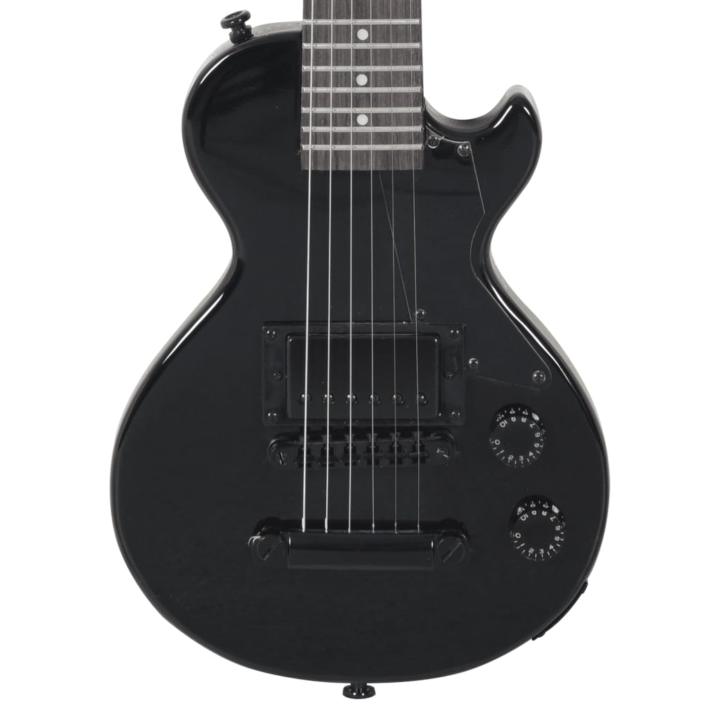 vidaXL Guitare électrique pour enfants avec sac noir 3/4 30"