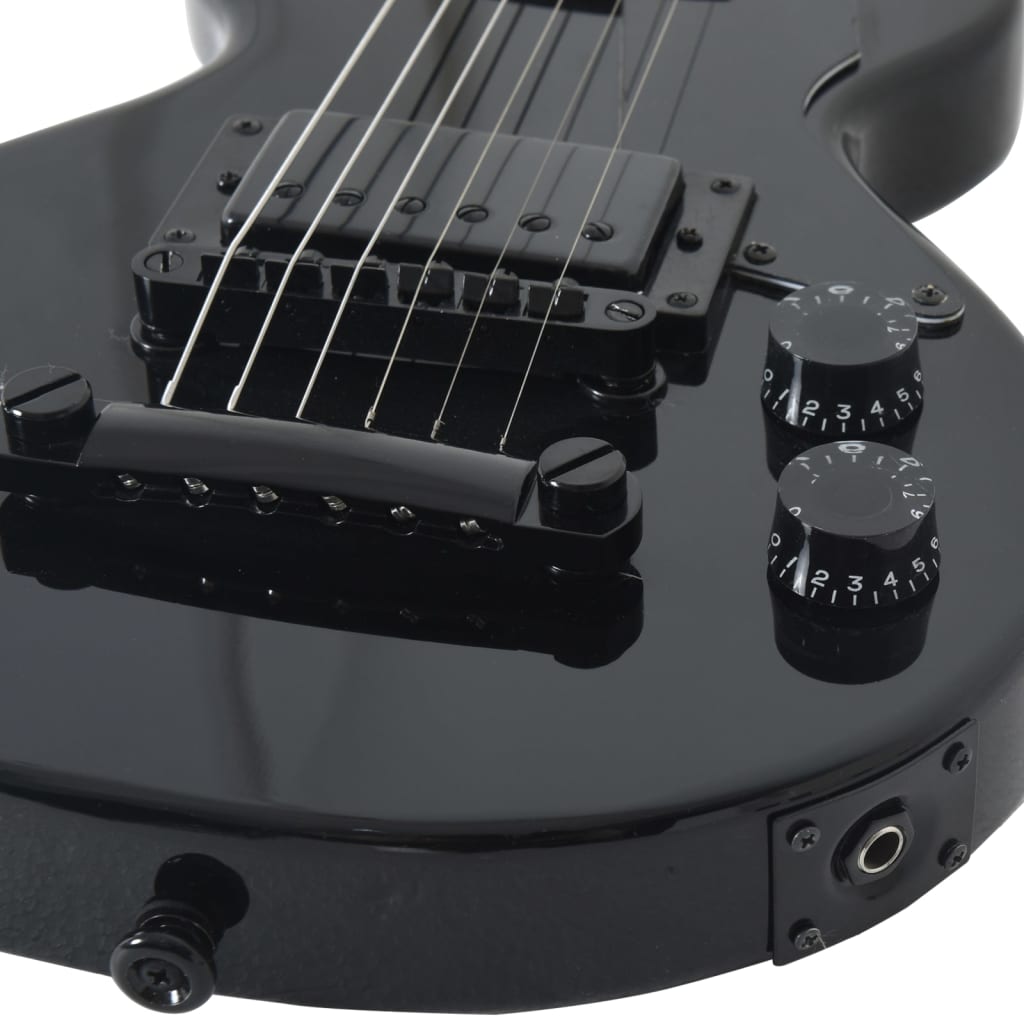 vidaXL Guitare électrique pour enfants avec sac noir 3/4 30"