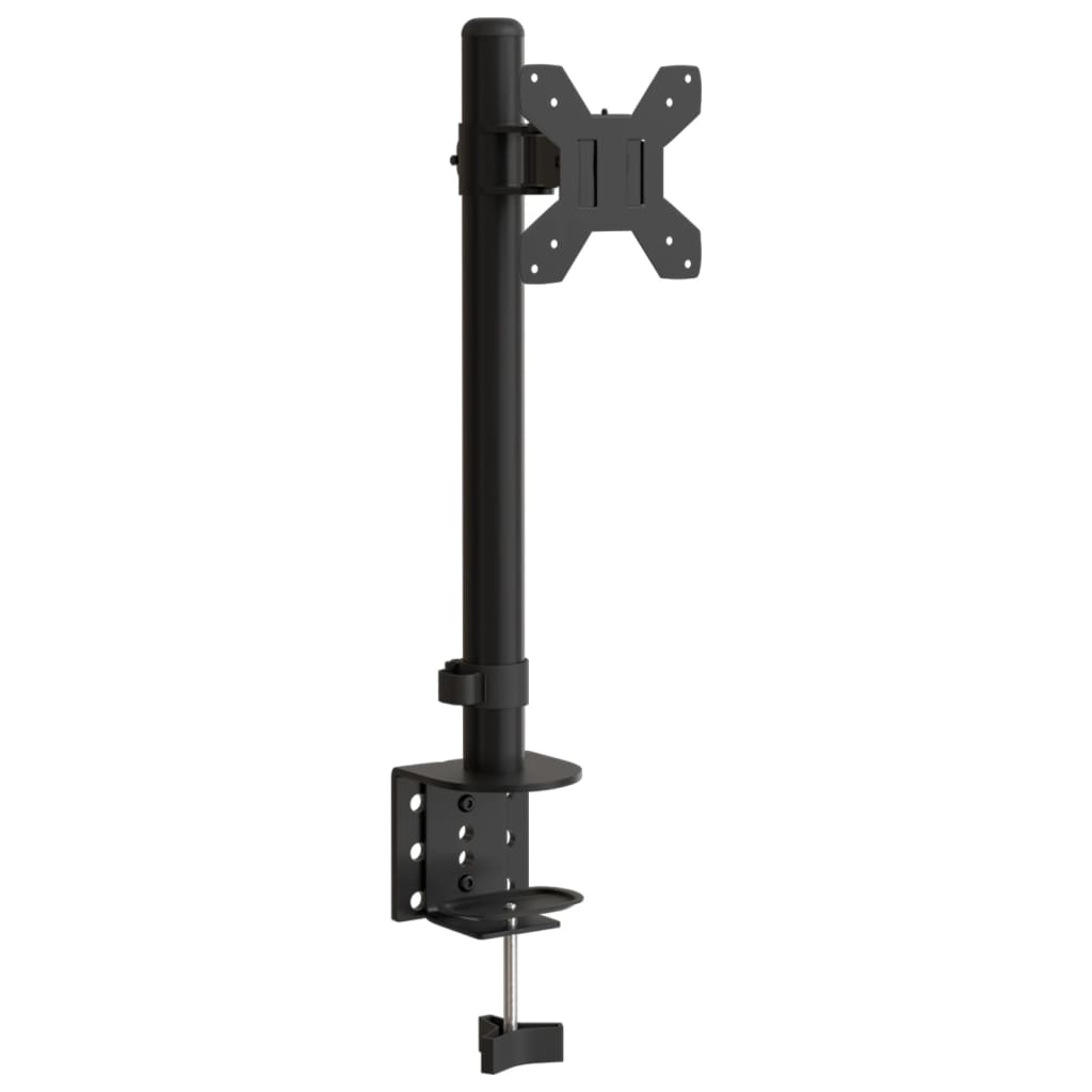 vidaXL Support de moniteur noir acier VESA 75/100 mm