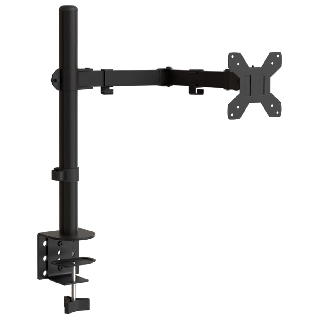 vidaXL Support de moniteur noir acier VESA 75/100 mm