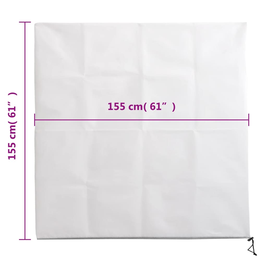 vidaXL Housses de protection pour plantes avec fermeture éclair 2 pcs