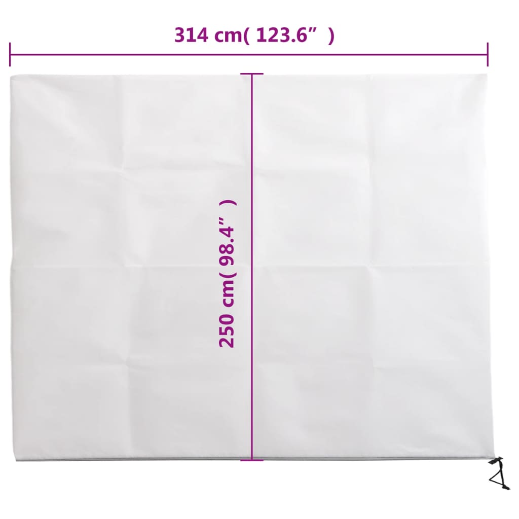 vidaXL Housse de protection pour plantes avec fermeture éclair 70 g/m²