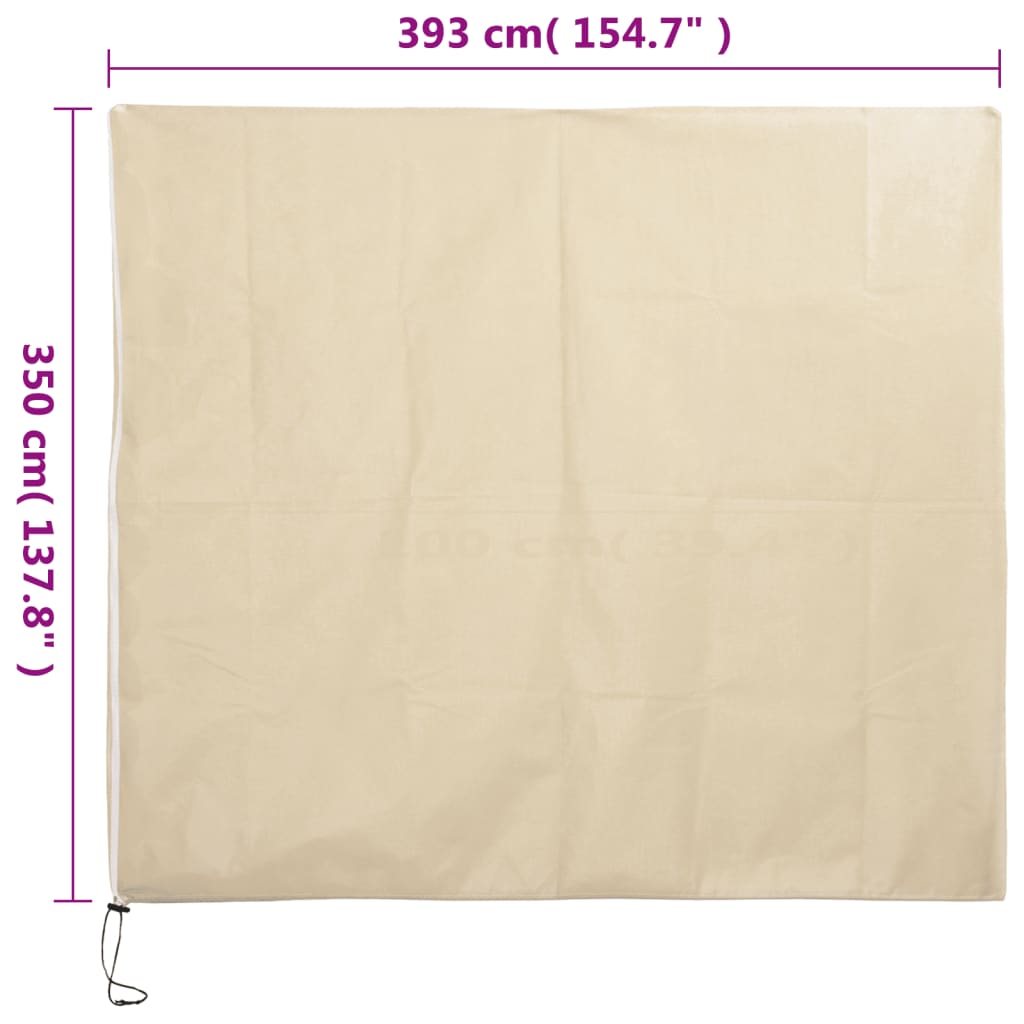 vidaXL Housse de protection pour plantes avec fermeture éclair 70 g/m²