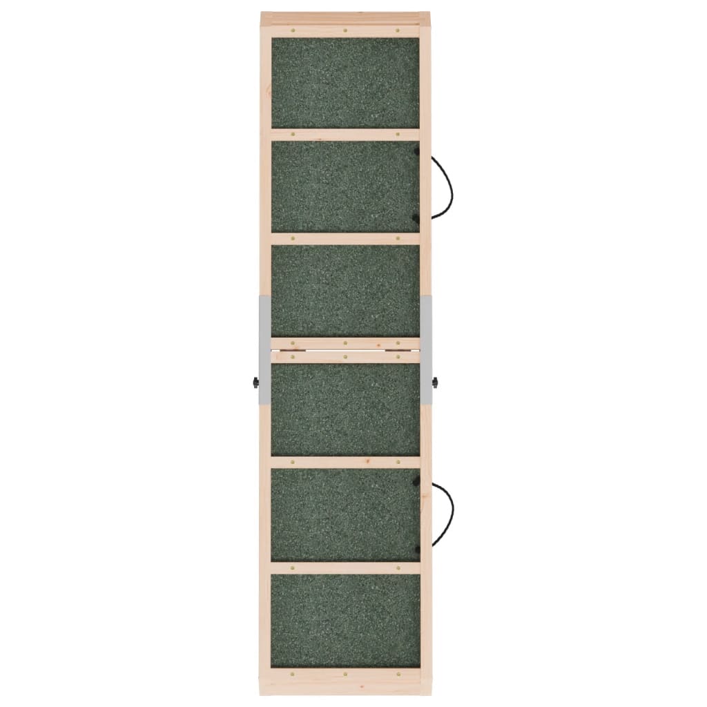 vidaXL Rampe pour chiens vert 120x30 cm bois de sapin solide