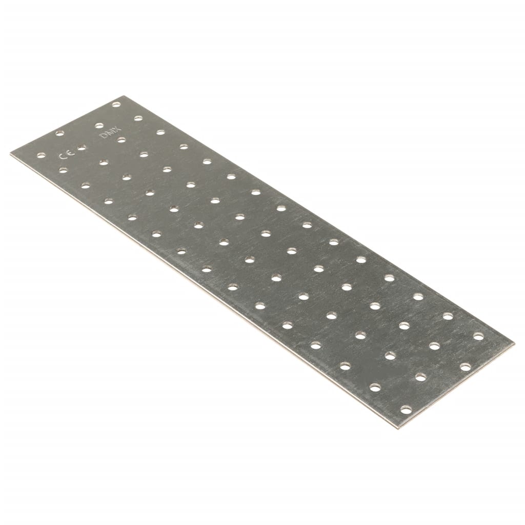 vidaXL Plaques perforées 40 pcs 2 mm 300x80 mm acier galvanisé