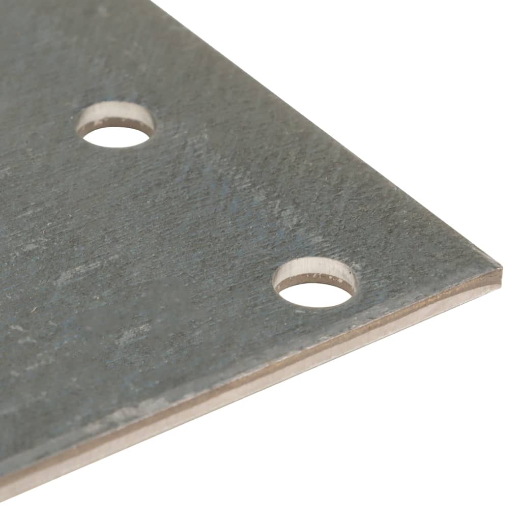 vidaXL Plaques perforées 40 pcs 2 mm 300x80 mm acier galvanisé