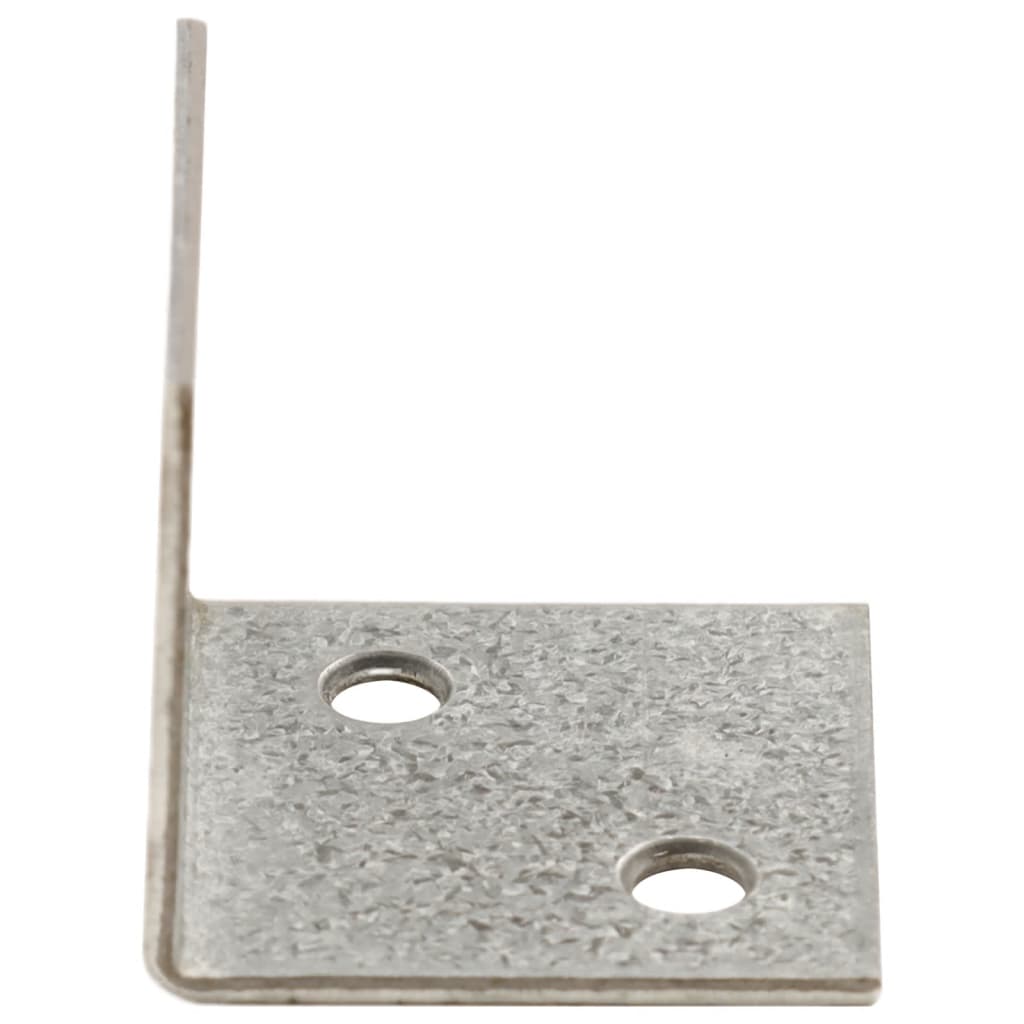 vidaXL Équerres de fixation 150 pcs 2 mm 30x25x30 mm acier galvanisé
