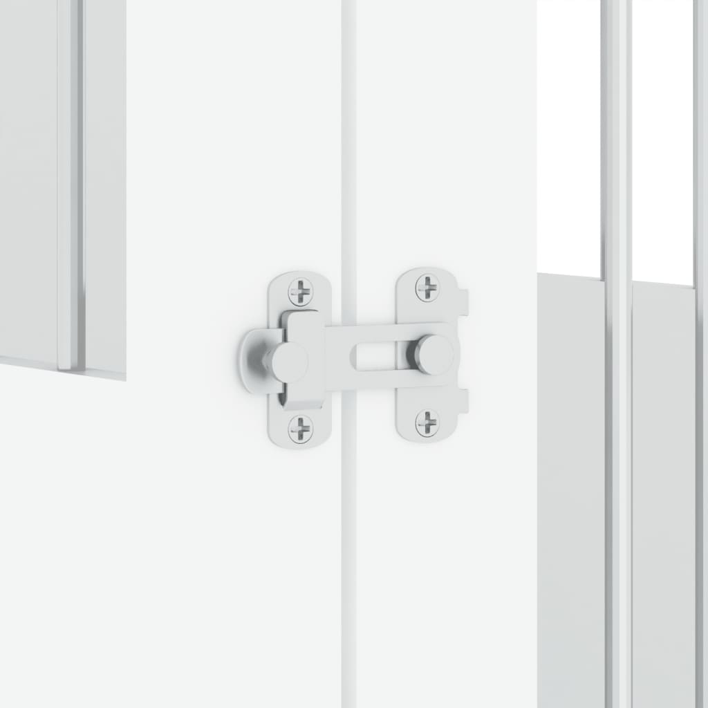 vidaXL Meuble de cage pour chiens blanc 55x80x68 cm bois d'ingénierie