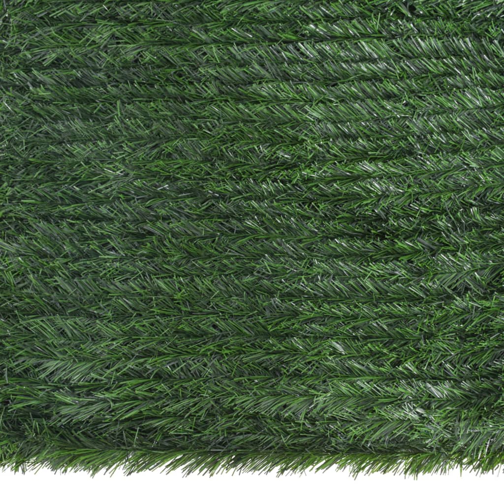 vidaXL Clôture en gazon artificiel vert 1x10 m
