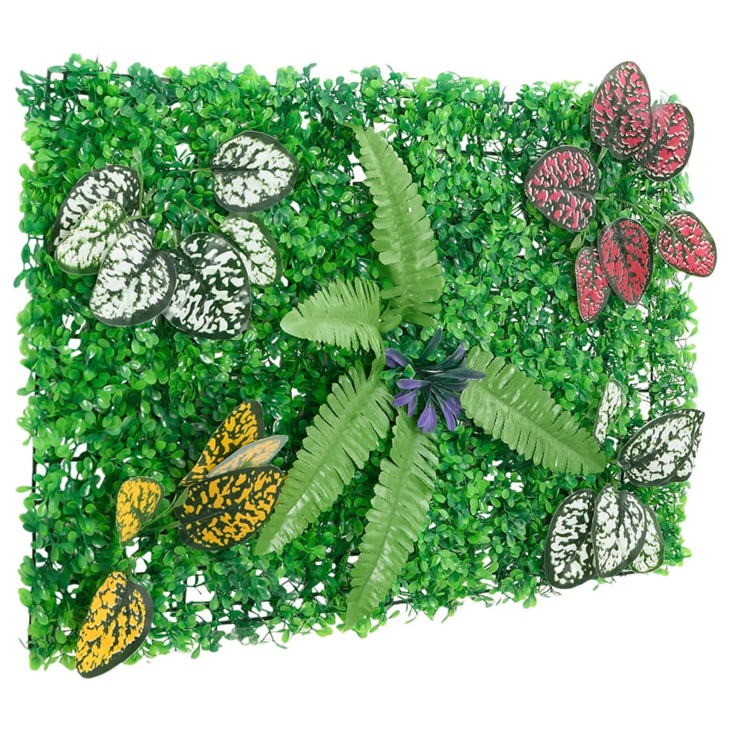 vidaXL Clôture à plantes artificielles 24 pcs vert 40x60 cm