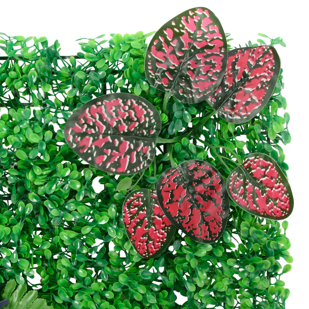 vidaXL Clôture à plantes artificielles 24 pcs vert 40x60 cm