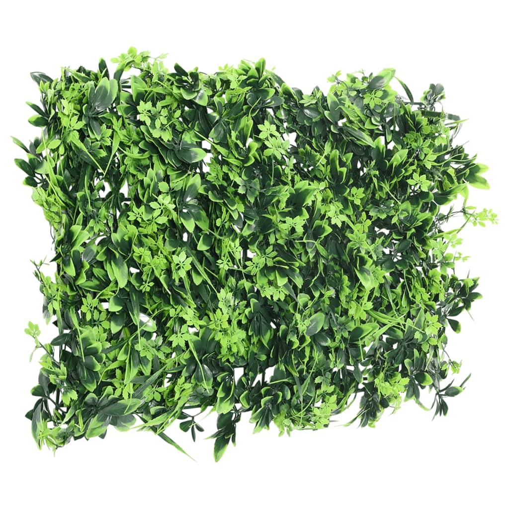 vidaXL Clôture à feuilles artificielles 6 pcs vert 40x60 cm