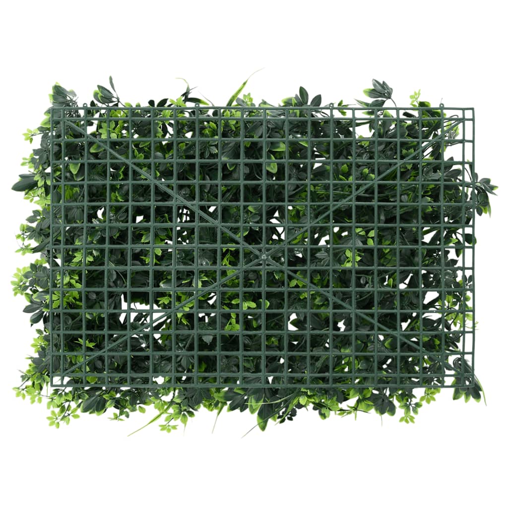 vidaXL Clôture à feuilles artificielles 6 pcs vert 40x60 cm