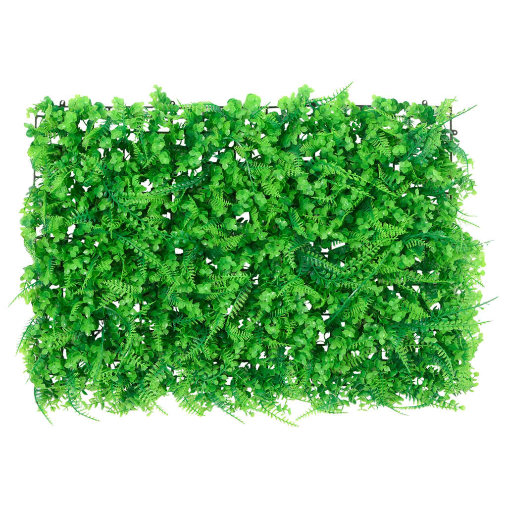 vidaXL Clôture feuilles de fougère artificielles 6 pcs vert 40x60 cm