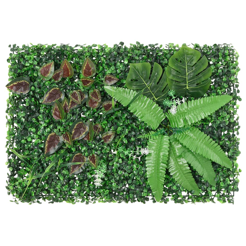 vidaXL Clôture à plantes artificielles 24 pcs vert 40x60 cm