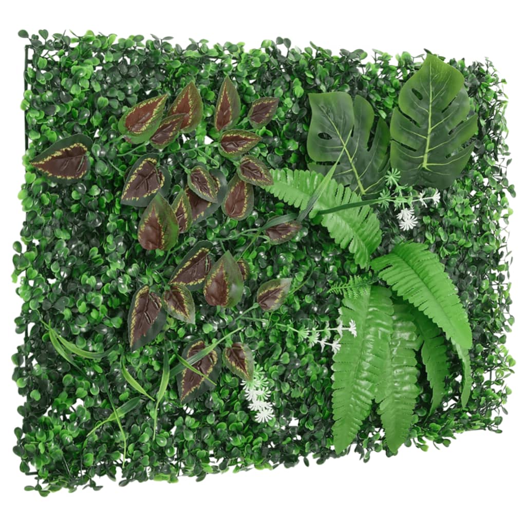 vidaXL Clôture à plantes artificielles 24 pcs vert 40x60 cm