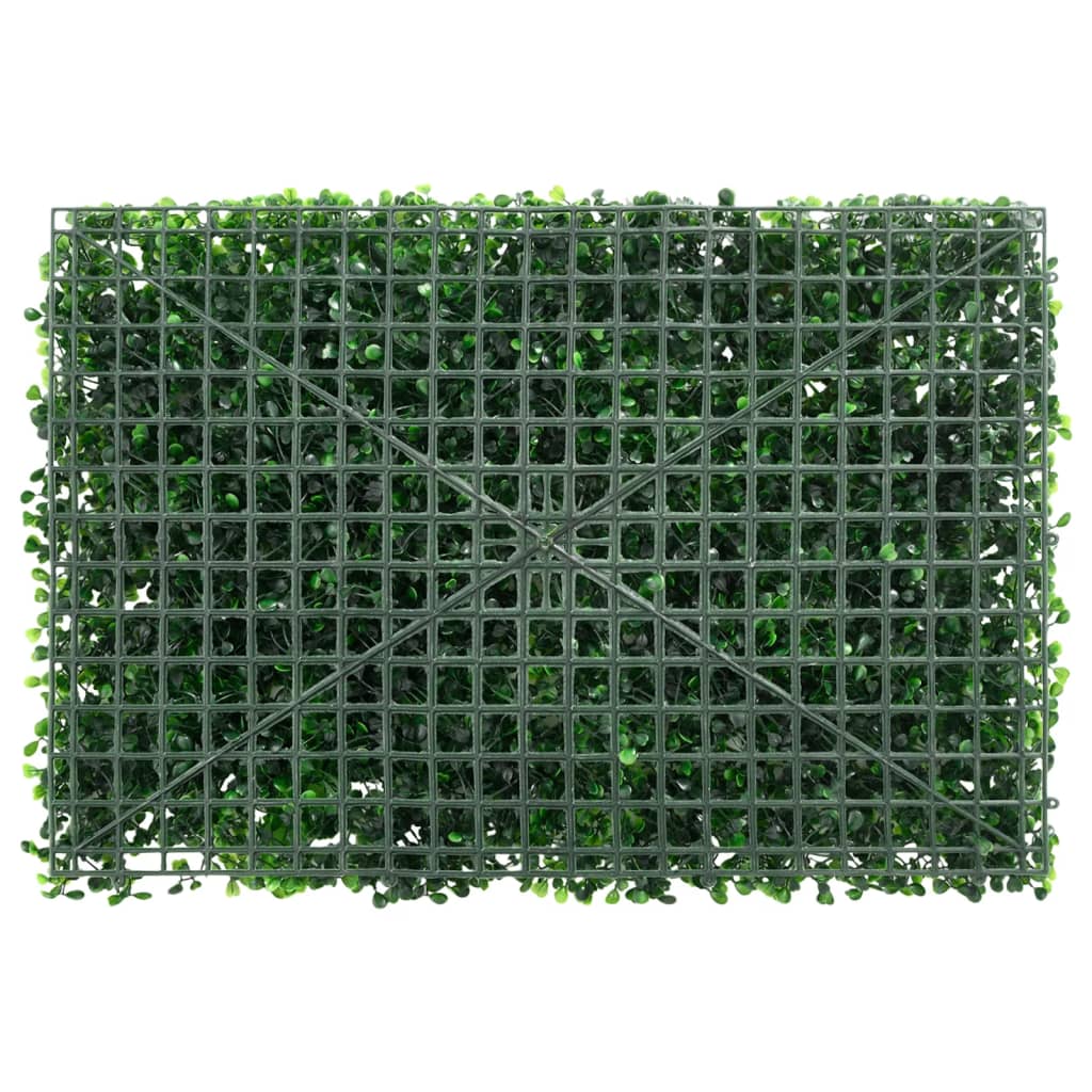 vidaXL Clôture à plantes artificielles 24 pcs vert 40x60 cm