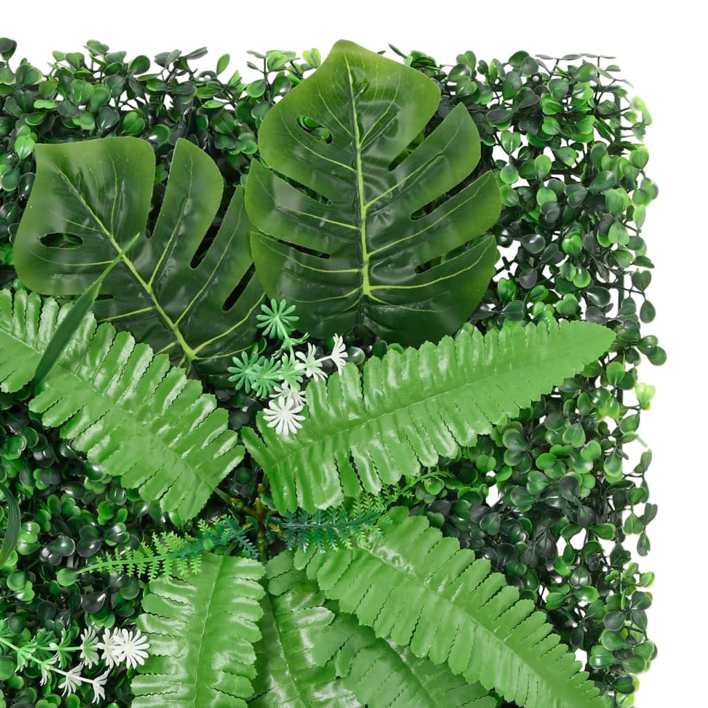 vidaXL Clôture à plantes artificielles 24 pcs vert 40x60 cm