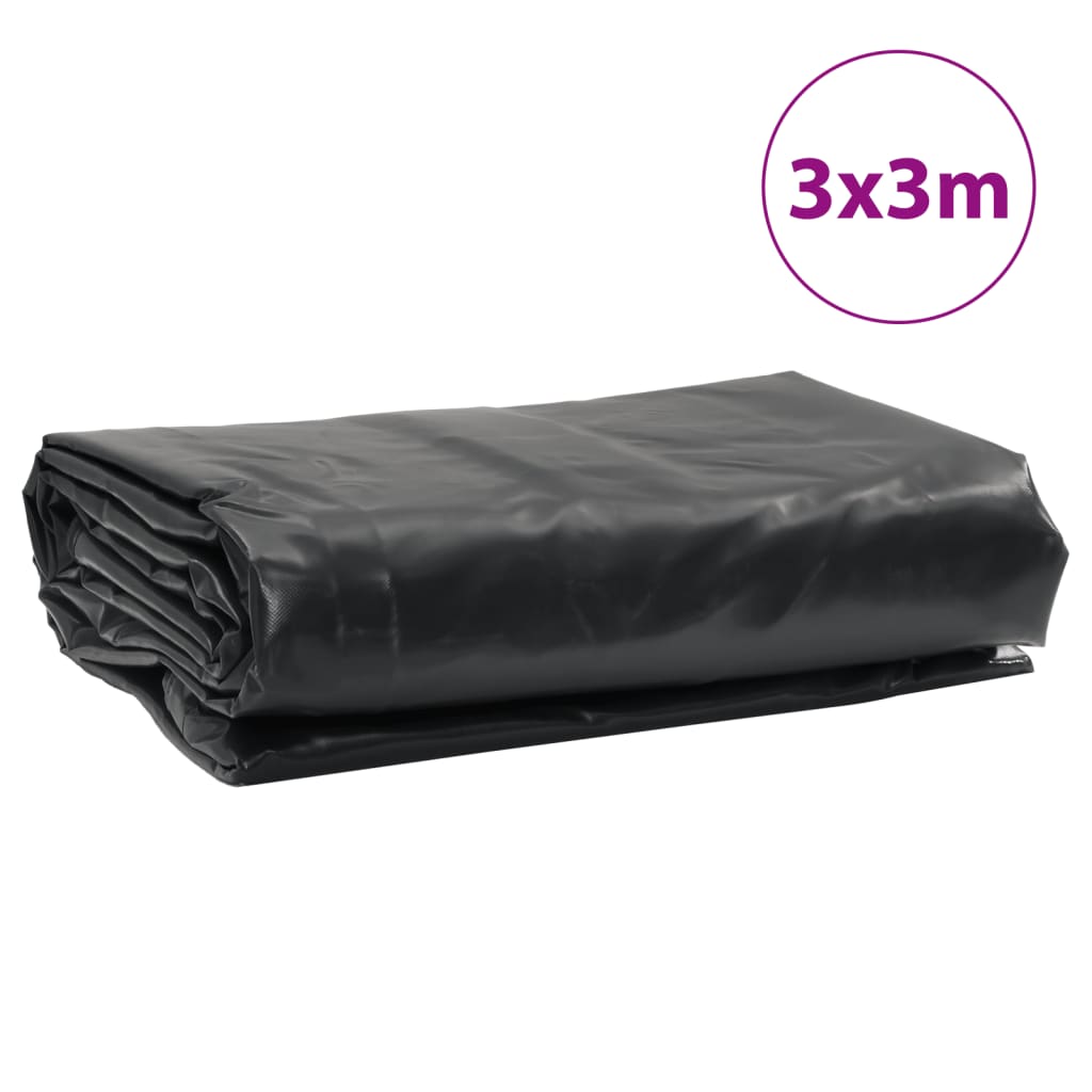 vidaXL Bâche anthracite 3x3 m 600 g/m²