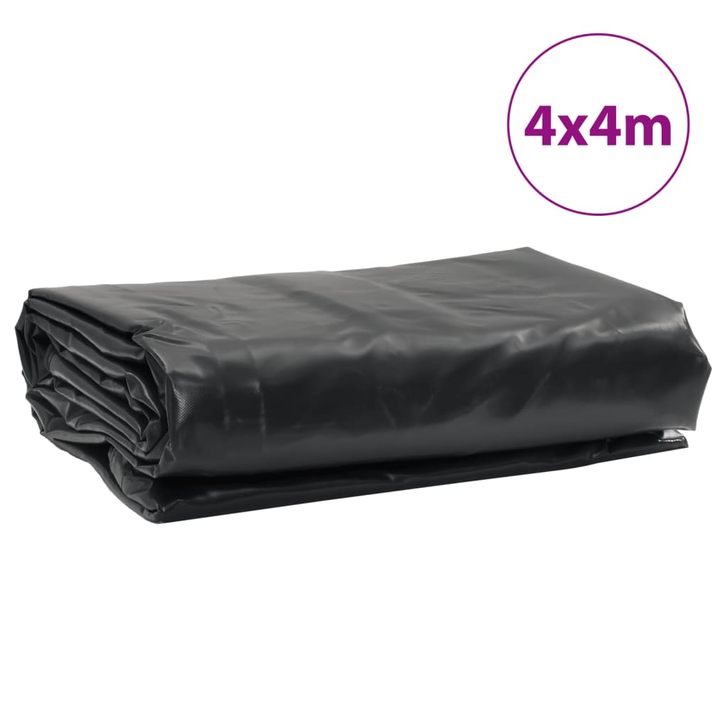 vidaXL Bâche anthracite 4x4 m 600 g/m²