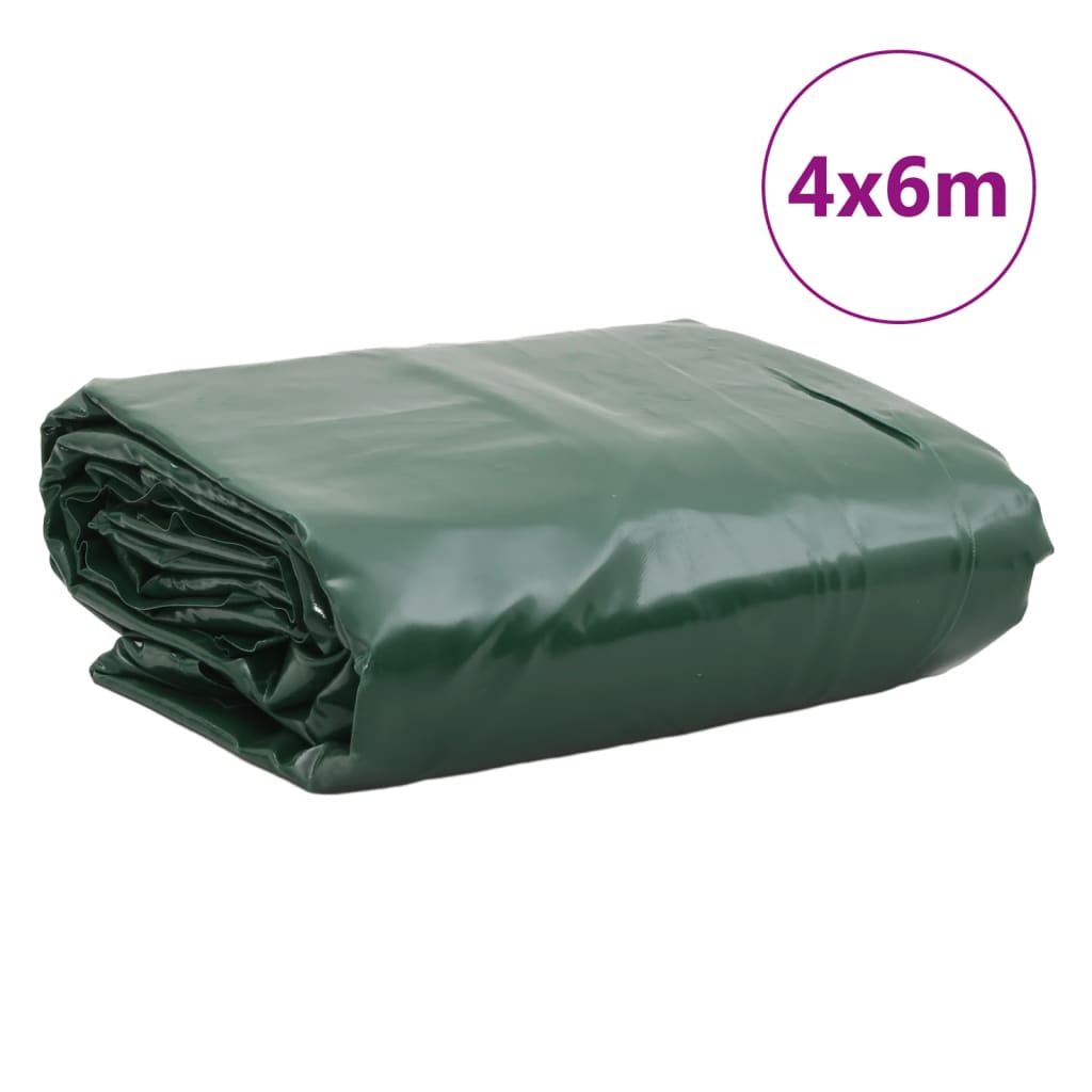 vidaXL Bâche vert 4x6 m 600 g/m²