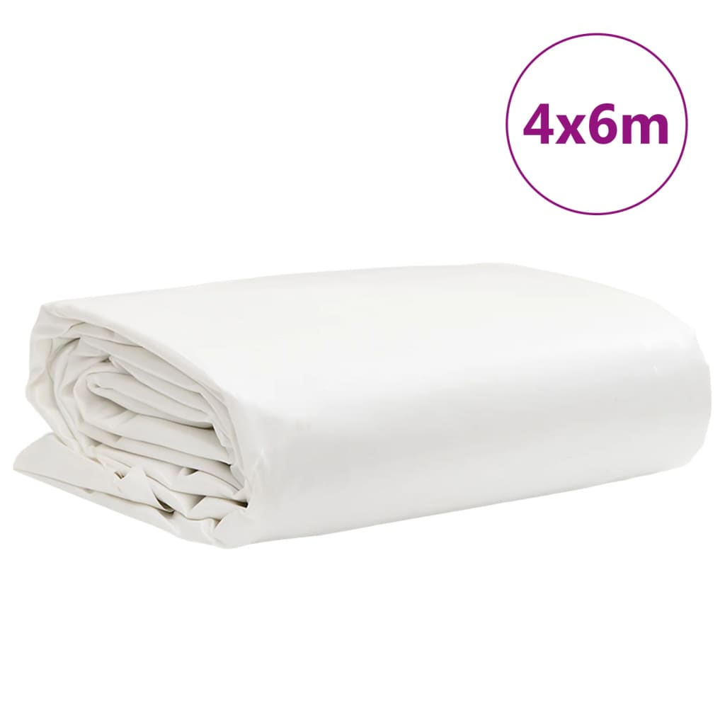 vidaXL Bâche blanc 4x6 m 600 /m²