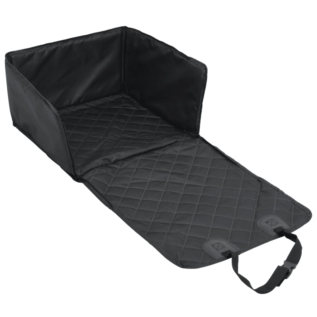vidaXL Siège de voiture pour chien noir 45x45x25/55 cm