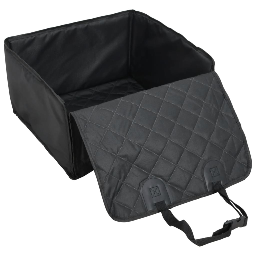 vidaXL Siège de voiture pour chien noir 45x45x25/55 cm