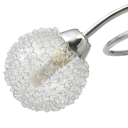 vidaXL Plafonnier avec 3 ampoules LED G9 120 W