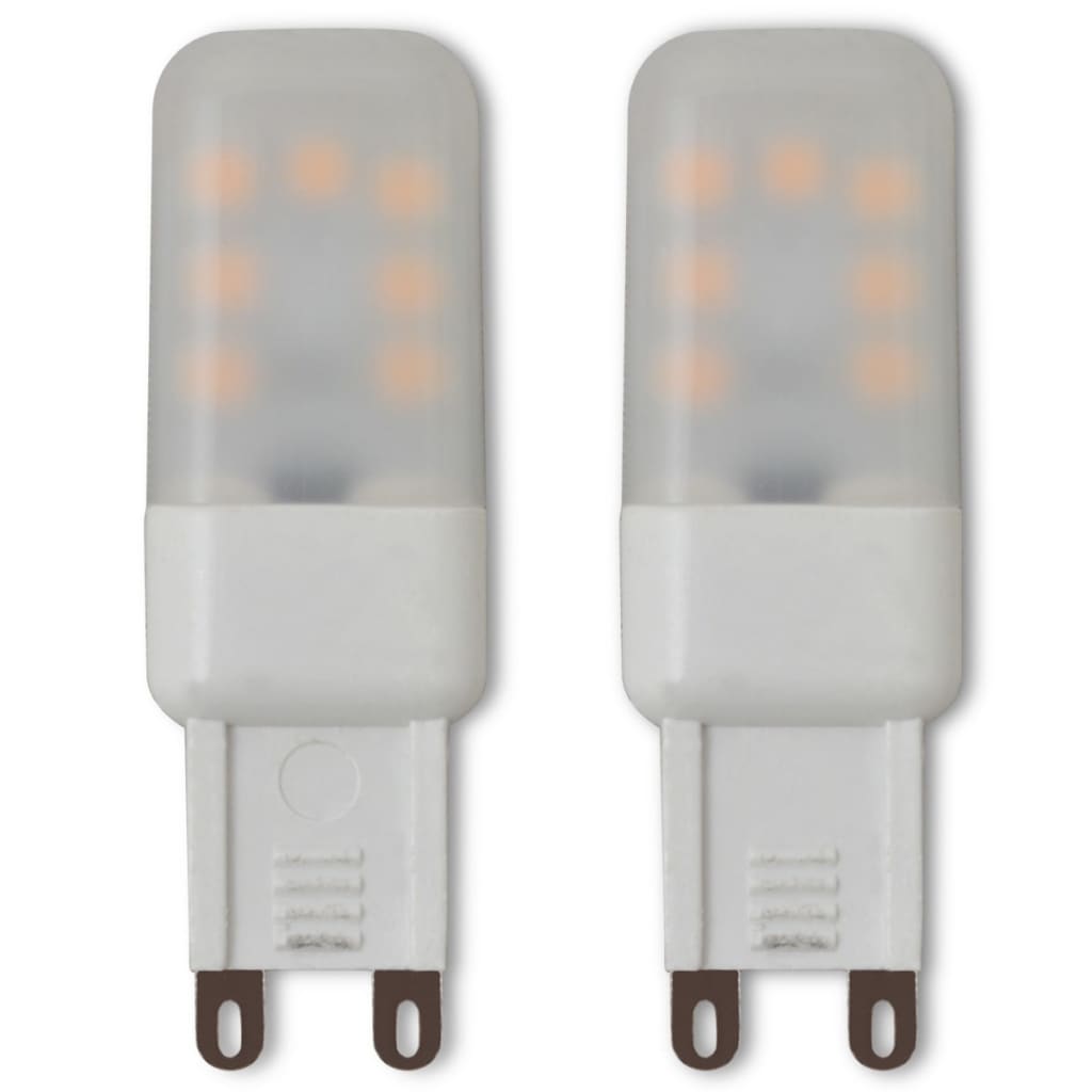 vidaXL Plafonnier avec 3 ampoules LED G9 120 W