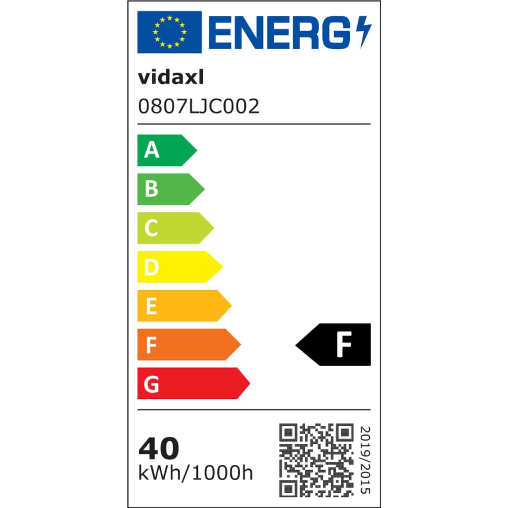 vidaXL Plafonnier avec 3 ampoules LED G9 120 W