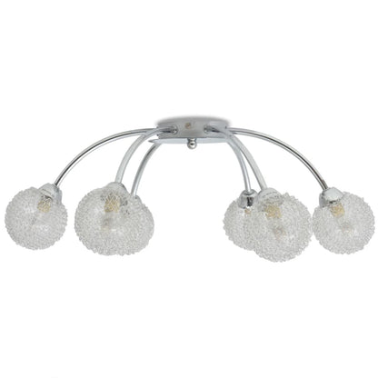 vidaXL Plafonnier avec 6 ampoules LED G9 240 W